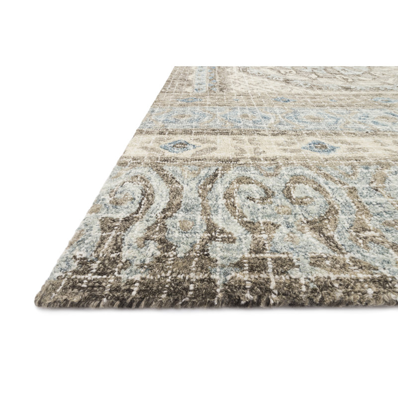 Zeinab Wool Oriental Indoor Rug, Rectangle 9'3" x 13'