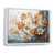 White Floater Framed