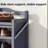 Foldable Shoe Rack For Home - Bamboo Entryway Shoe Organizer With Dust-Proof Curtain, Multi-Layer Design For Easy Storage