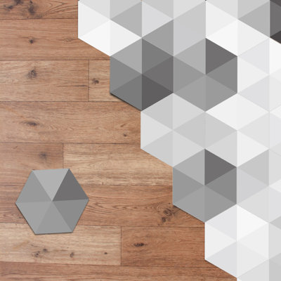 20cm W x 23cm L PVC Peel and Stick Mosaic Tile