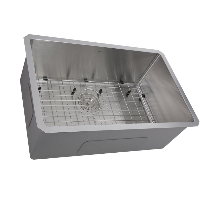 Pro Series 28'' L Single Bowl Stainless Steel Kitchen Sink