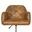 Chaise de dessinateur ergonomique brune avec repose-pieds et support lombaire, chaise de bureau haute réglable, chaise pivotante pour bureau à domicile et studio-347467746