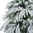 Pre-Lit Spruce Snow Flocked Christmas Tree, Artificial Hinged Xmas Tree With 300 Multi-Color LED Lights, 8 Flashing Modes &790 Snow Branch Tips, Holiday Office Home Décor