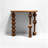 Nut-brown Solid Wood Console Table-438137830