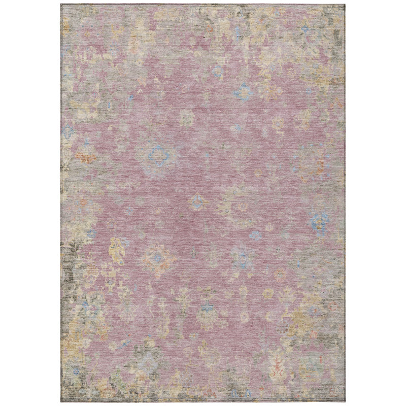 Machine Washable Indoor/Outdoor Chantille ACN2302 Global Rug, Rectangle 8' x 10'