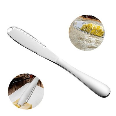 3-in-1 Stainless Steel Butter Spreader & Knife