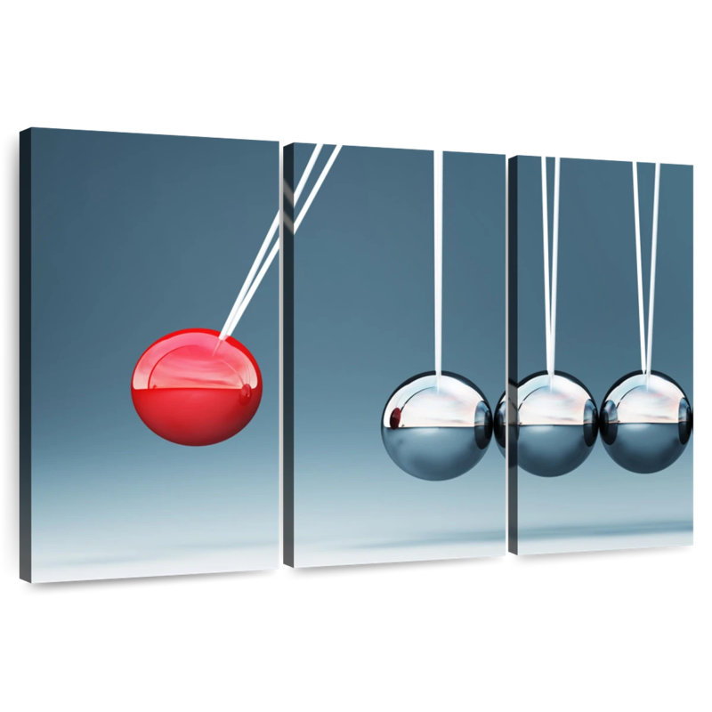 Keiri Newton's Cradle Spheres, 32" H x 50" W