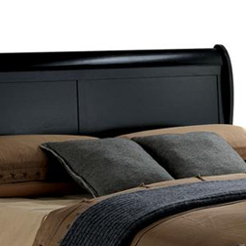 Staats Bed, Black, Queen
