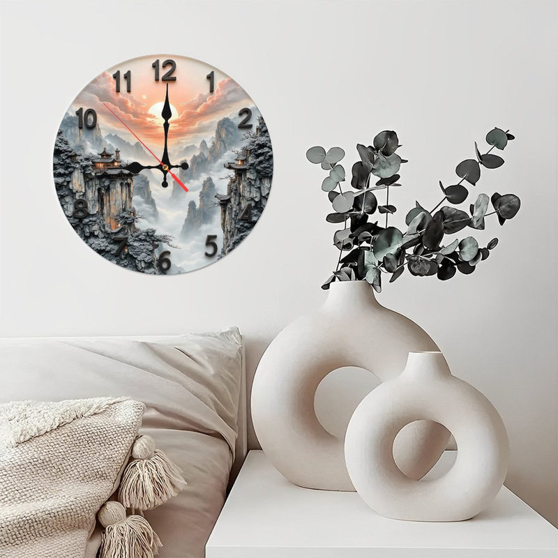 Horloge décorative papillon