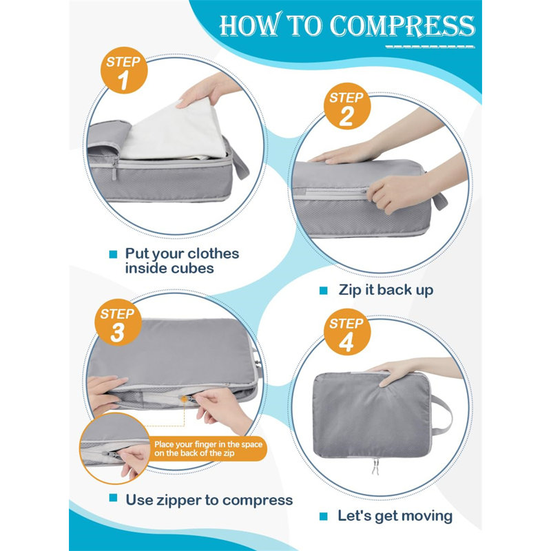 Rebrilliant Fabric Storage Bag, Grey