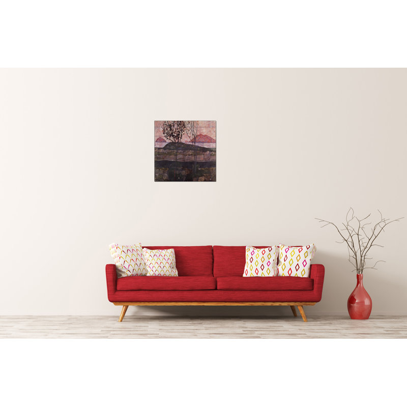 Egon Schiele - Wrapped Canvas Painting, 50cm H x 50cm W x 1.8cm D