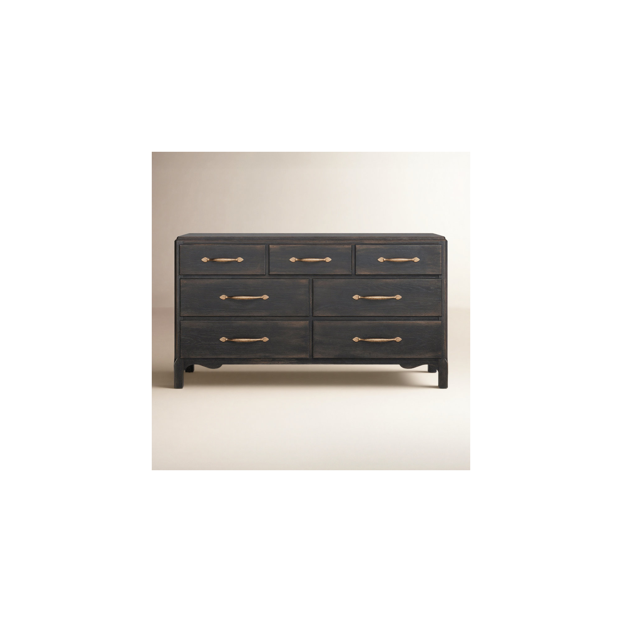 Alcy 7 - Drawer Dresser, Black