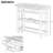 Retro Console Table with Drawer and Two Sturdy Shelves for Entryway, Living Room-1953169545