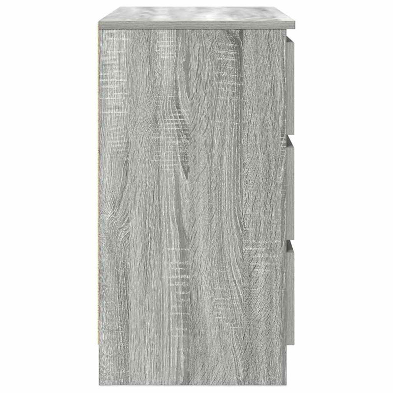 Sideboard With Drawer 71X35x65 Cm Engineered Wood, Grey Sonoma