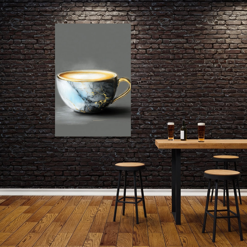 Art mural moderne et élégant Elegant Coffee, 60" H x 40" W
