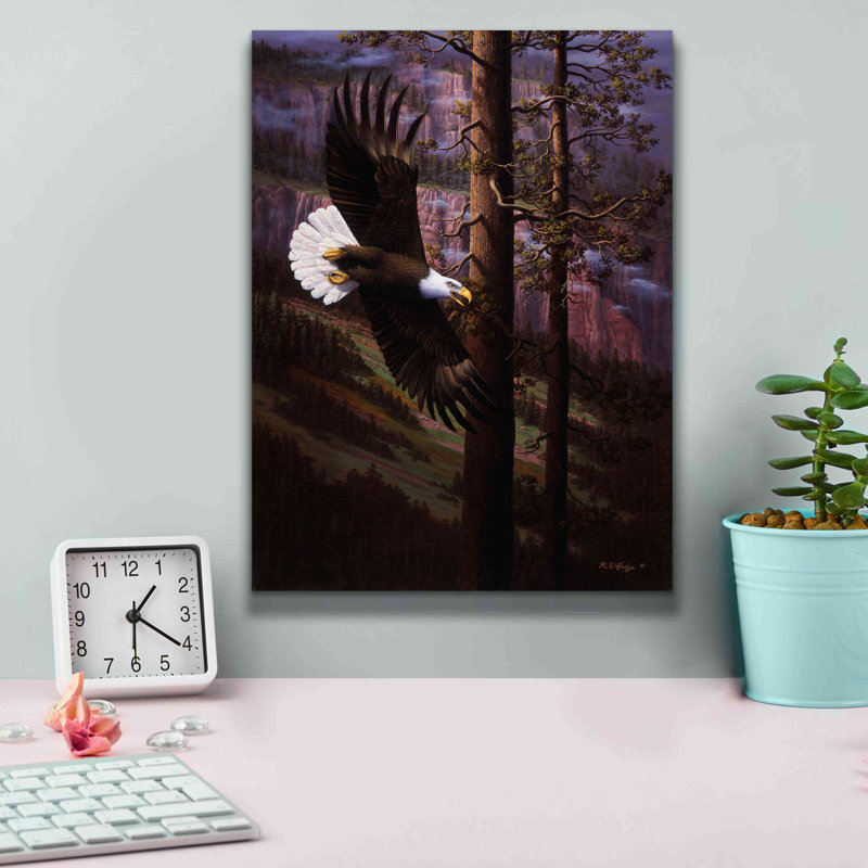 «The Master Of Freedom» par R. Hed, art mural sur toile, H 16 po x l 12 po