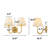 2-Light Armed Fabric Wall Sconce-448498828-448498829