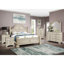 Ensemble de chambre à coucher en bois avec tête de lit en forme de cloche Adames-87466471-124434935-87466470
