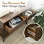 Console en bois massif 43 po Miller