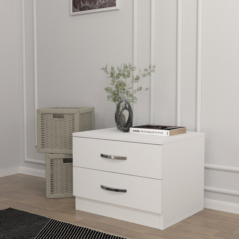 Carrizales 55cm W Manufactured Wood Bedside Table