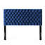 Grande tête de lit contemporaine en velours bleu marine, pieds réglables, revêtement en point de diamant à boutons, magnifique tête de lit en velours, style moderne,-581076070