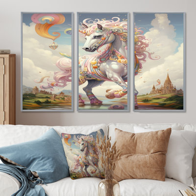 Armin - Unicorns Wall Art Living Room Set