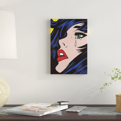 " Green Eyes Crying Girl " by Allyson Gutchell