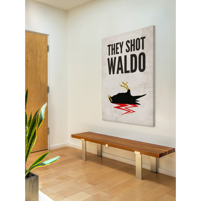 "Waldo" par Dean Sauls, impression sur toile tendue, H 18 po x l 12 po x P 1,5 po