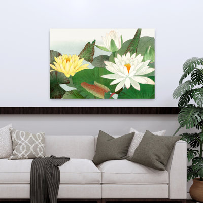 Art contemporain contemporain abstrait fleur de lotus