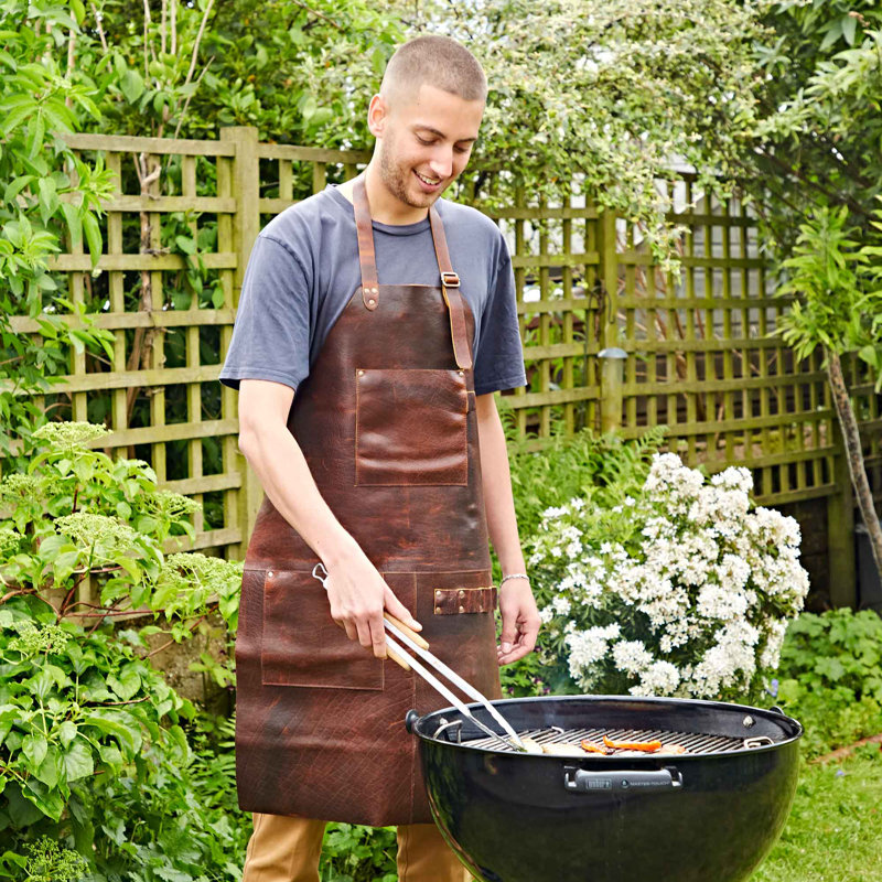 Solid Colour Leather Grilling