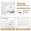 Meuble-lavabo de salle de bain sans lavabo, base seulement, armoire avec portes et tiroir