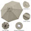 Housse pour parasol de terrasse en tissu 8 pièces Caeleb-862208852