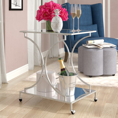 Oxendine Metal Bar Cart