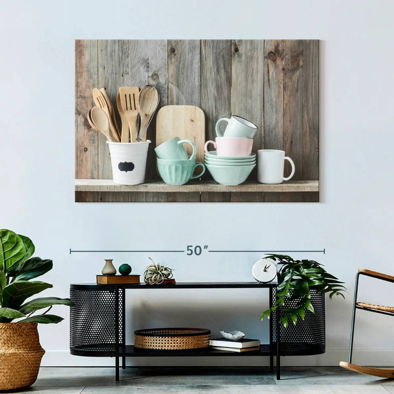 Impression sur toile de cuisine, L 32 po x H 48 po