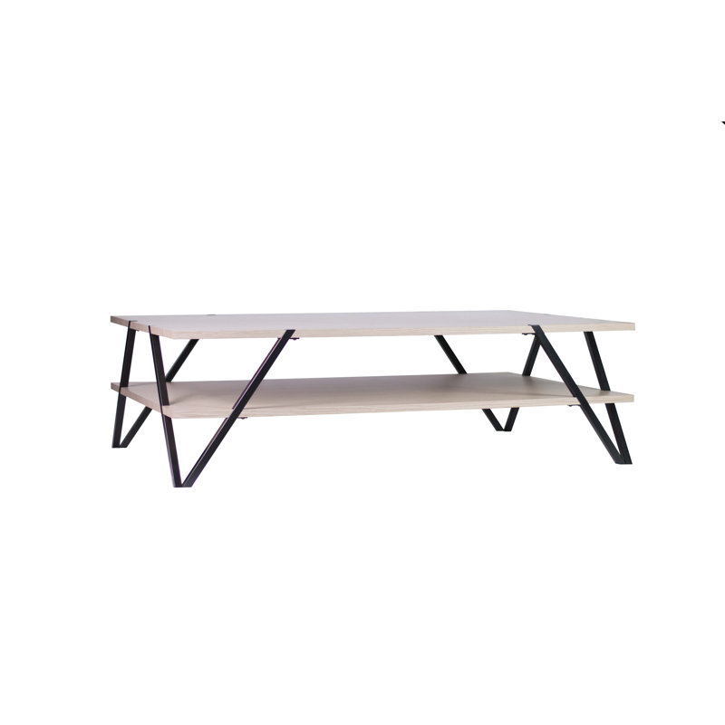 Ru Solid Wood Top Coffee Table