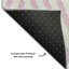 Tapis rose lavable à la machine de qualité supérieure 5 pi x 7 pi 6 po Cerrito AMF550-104003310