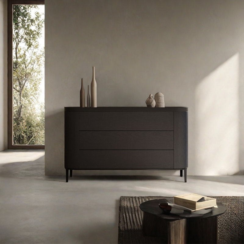 Buffet moderne simple de couleur unie