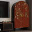 Armoire de rangement arquée pour chambre à coucher