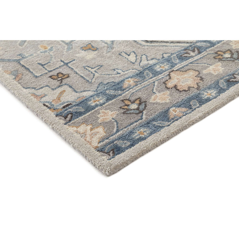 Tapis en laine touffeté à la main Britson, Rectangulaire 2 pi x 3 pi