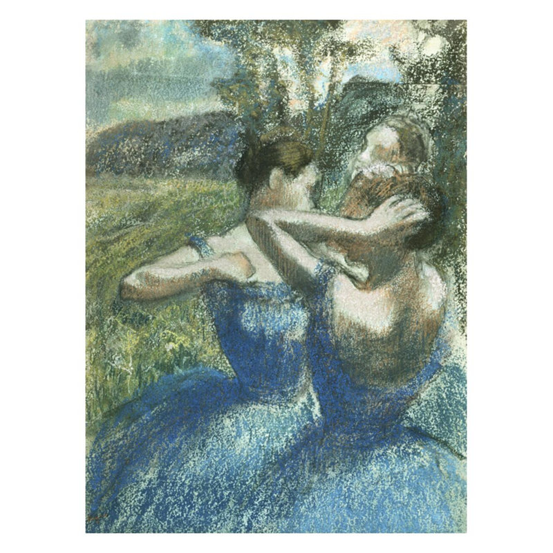 «Three Dancers» par Edgar Degas - Estampe numérique, H 28 po x l 22 po