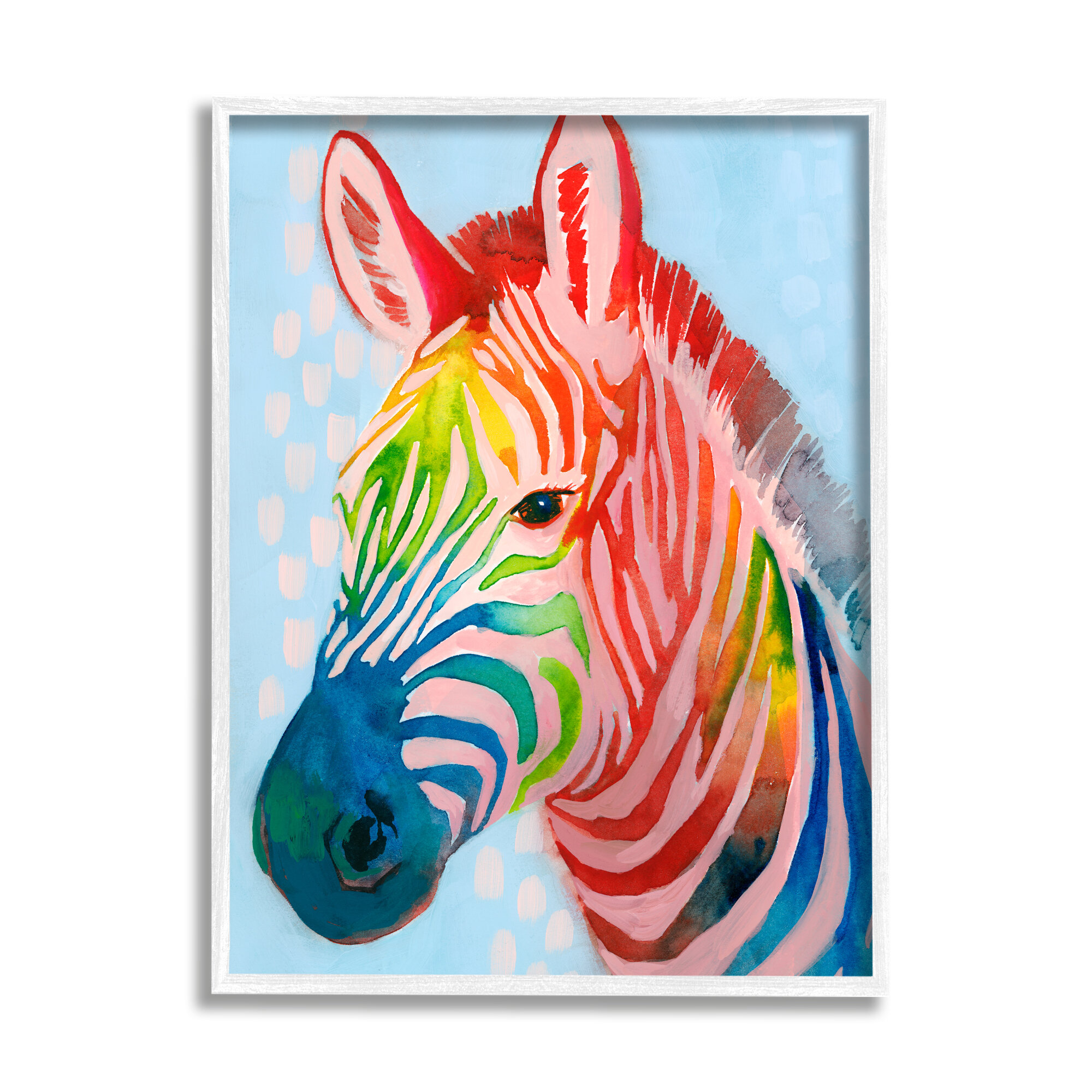 Rainbow Zebras Paint by Numbers (Art Maker) – Green Beans Toys