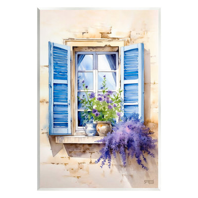 Art mural sur bois Cottage Cottage, par RB