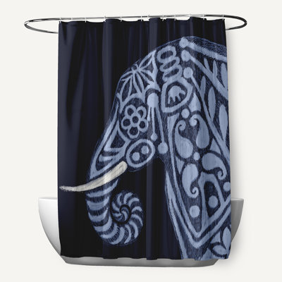 Atilla Animal Print Shower Curtain