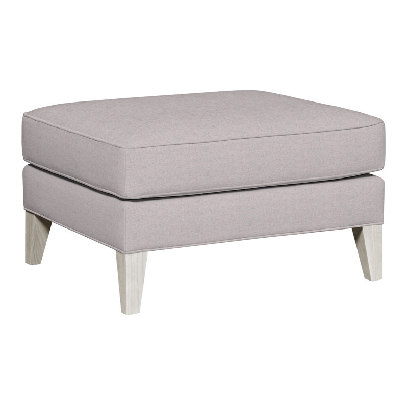 Burlingame Ottoman, Casa Blanca, Nadia Linen