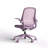 Ergonomic Color Office Chair 350lbs, Home Office, Mesh Back, Integrated Molded Foam, Comfortable Sitting, Flipping Armrest, Fireproof, Rotating, Lifting Multifunctional Chair (Purple)