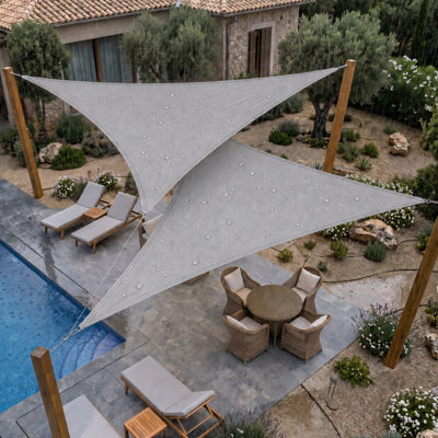 ColorTree Customizable Waterproof Triangle Sun Shade Sail – Durable & UV-Resistant