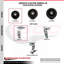 4 Inch Polyolefin Wheel Rigid Caster with Ball Bearing Service Caster/SCC-20R420-POB
