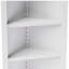 Armoire de rangement de 71 po de hauteur avec 2 portes, armoire en métal à 5 niveaux avec tablettes réglables, rangement de cuisine autoportant pour garde-manger, salon, salle de bain, salle de lavage