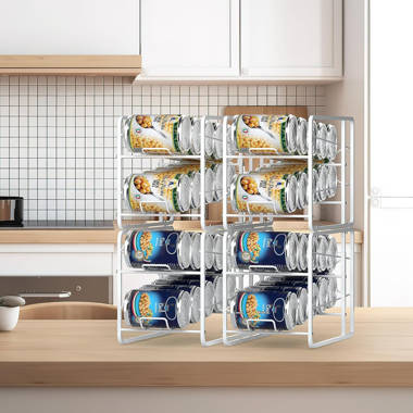 Stackable Can Organizer - Can Organizer Rack - Pantry Can Organizer - 3  Tier Soda Organizer With 36 Cans Capacity Chrome Finish - Homeitusa : Target