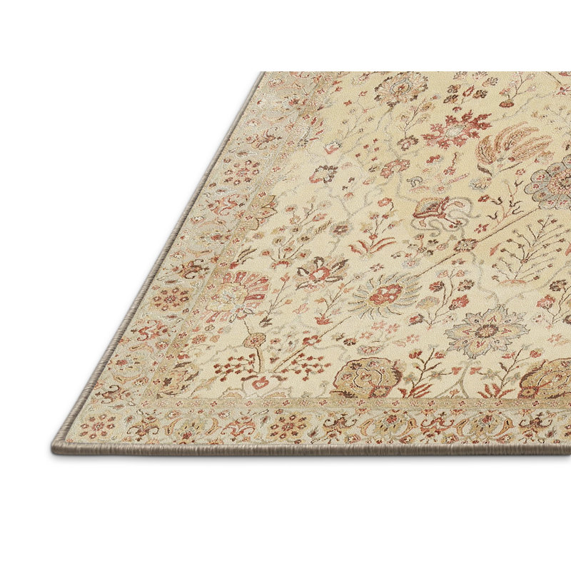 Surface beige contemporaine tapis, Rectangle 5 pi x 7 pi